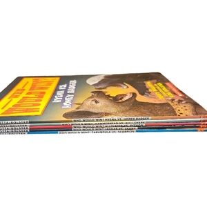 5 Piece collection paperback books from the Who Would Win? series